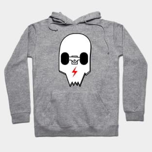 Broken Skateboard Skull V2 Hoodie